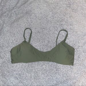 Aerie Olive Bathing Suit Top